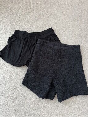 SKIMS Black Women's Lounge Bike Shorts Duo